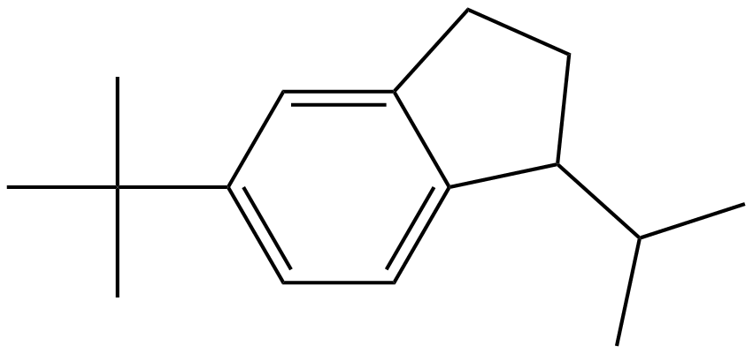 Image of 2,3-dihydro-5-(1,1-dimethylethyl)-1-(1-methylethyl)-1H-indene