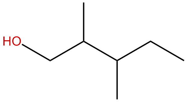 Image of 2,3-dimethyl-1-pentanol
