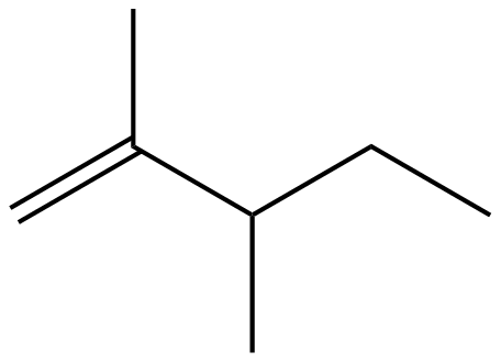 Image of 2,3-dimethyl-1-pentene