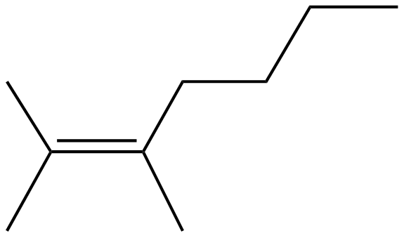 Image of 2,3-dimethyl-2-heptene