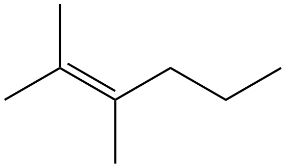 Image of 2,3-dimethyl-2-hexene