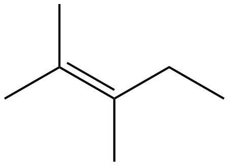 Image of 2,3-dimethyl-2-pentene