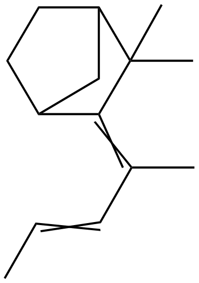 Image of 2,3-dimethyl-3-penten-2-ylidenebicyclo[2.2.1]heptane