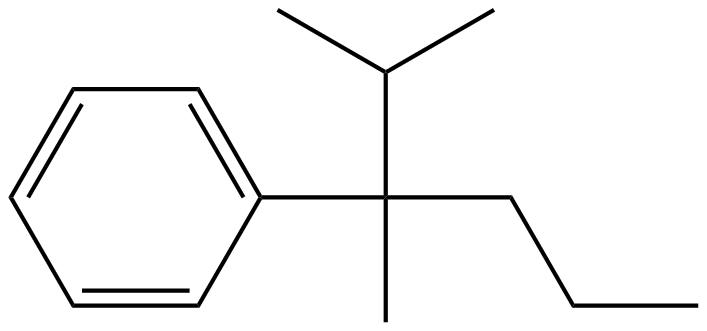 Image of 2,3-dimethyl-3-phenylhexane