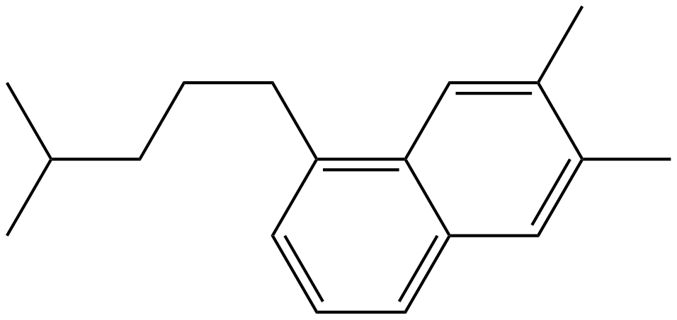 Image of 2,3-dimethyl-5-(4-methylpentyl)naphthalene