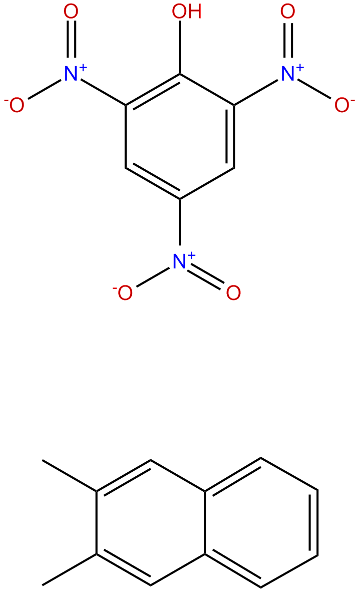 Image of 2,3-dimethylnaphthalene, compd. with 2,4,6-trinitrophenol (1:1)