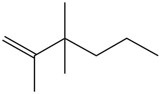 Image of 2,3,3-trimethyl-1-hexene