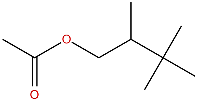 Image of 2,3,3-trimethylbutyl ethanoate