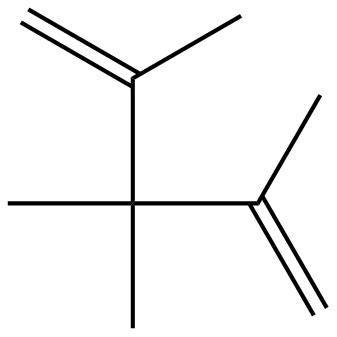 Image of 2,3,3,4-tetramethyl-1,4-pentadiene