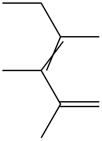 Image of 2,3,4-trimethyl-1,3-hexadiene
