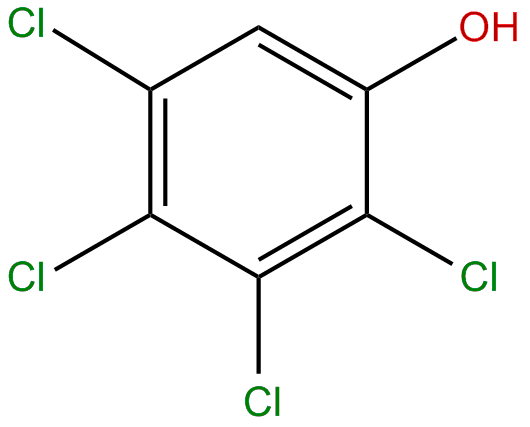 Image of 2,3,4,5-tetrachlorophenol