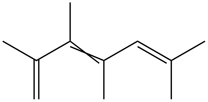Image of 2,3,4,6-tetramethyl-1,3,5-heptatriene