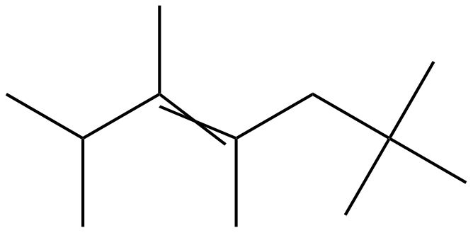 Image of 2,3,4,6,6-pentamethyl-3-heptene