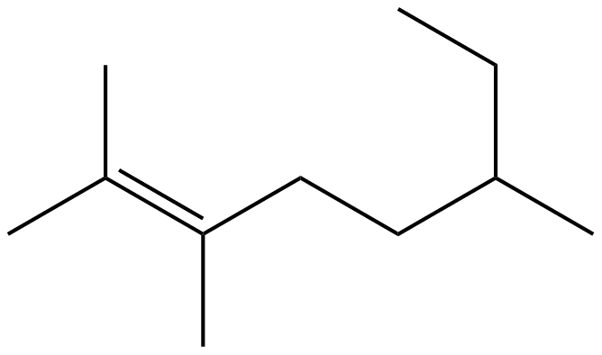 Image of 2,3,6-trimethyl-2-octene