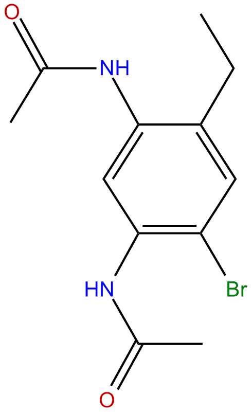 Image of 2,4-diacetamido-5-bromoethylbenzene