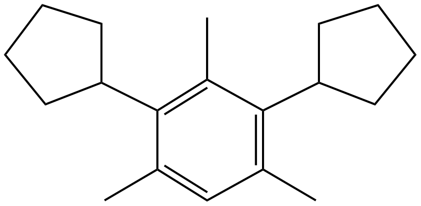 Image of 2,4-dicyclopentyl-1,3,5-trimethylbenzene