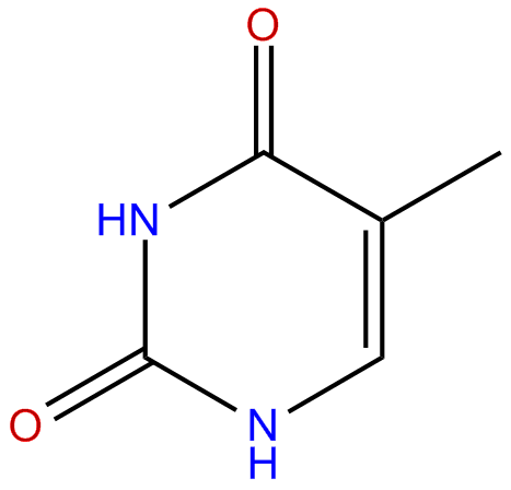 Image of 2,4-dihydroxy-5-methylpyrimidine