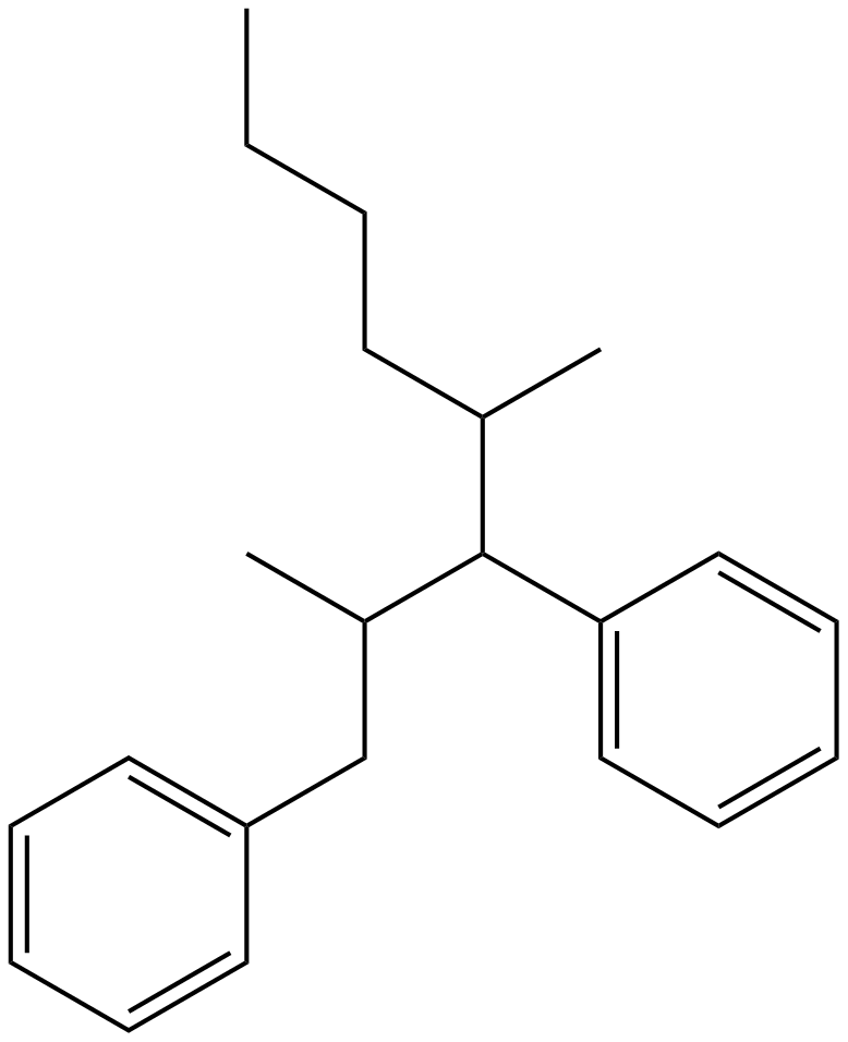 Image of 2,4-dimethyl-1,3-diphenyloctane