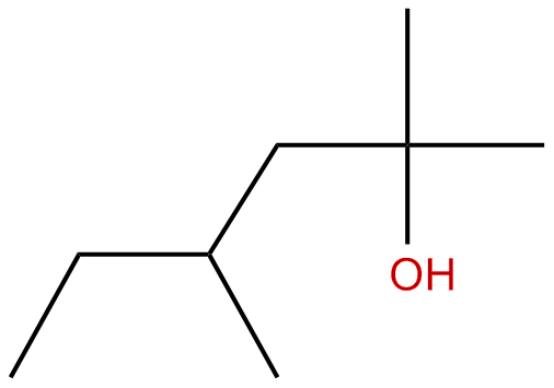 Image of 2,4-dimethyl-2-hexanol