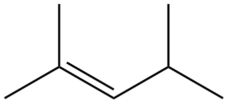 Image of 2,4-dimethyl-2-pentene