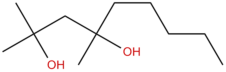 Image of 2,4-dimethyl-2,4-nonanediol