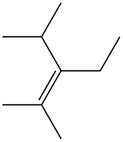 Image of 2,4-dimethyl-3-ethyl-2-pentene