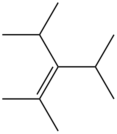 Image of 2,4-dimethyl-3-isopropyl-2-pentene
