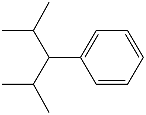 Image of 2,4-dimethyl-3-phenylpentane