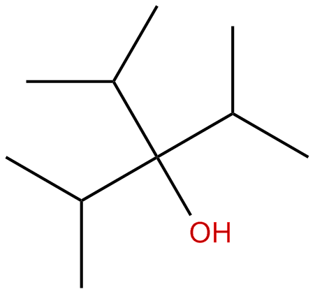 Image of 2,4-dimethyl-3-(1-methylethyl)-3-pentanol