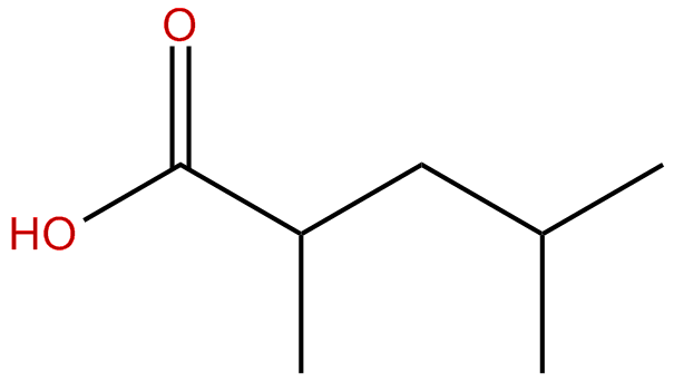 Image of 2,4-dimethylpentanoic acid