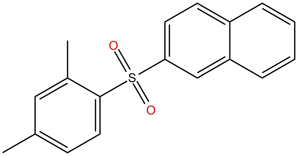 Image of 2,4-dimethylphenyl 2-naphthyl sulfone