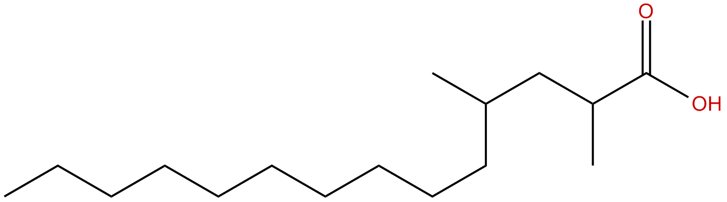 Image of 2,4-dimethyltetradecanoic acid