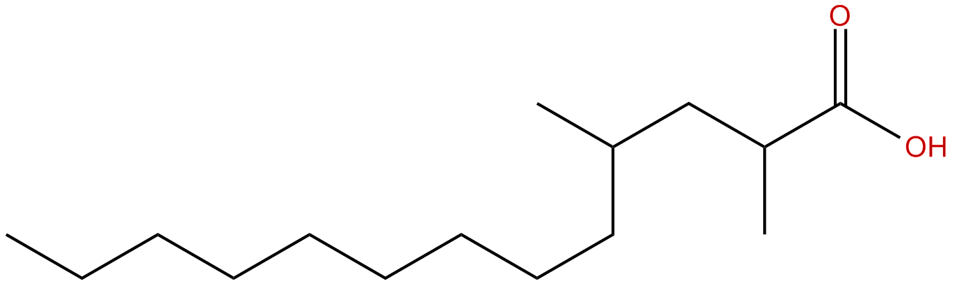 Image of 2,4-dimethyltridecanoic acid