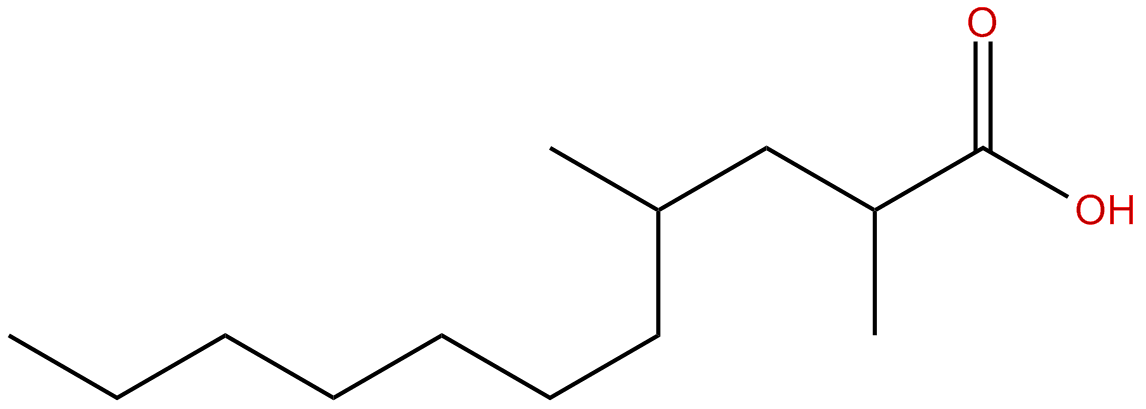 Image of 2,4-dimethylundecanoic acid