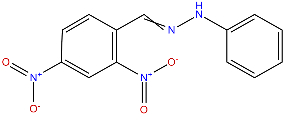 Image of 2,4-dinitro-phenylhydrazonebenzaldehyde