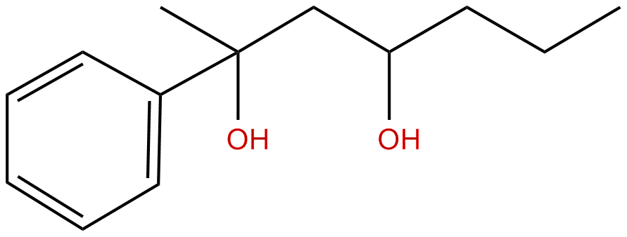 Image of 2,4-Heptanediol, 2-phenyl-