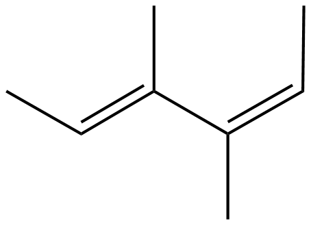 Image of 2,4-hexadiene, 3,4-dimethyl-, (E,Z)-