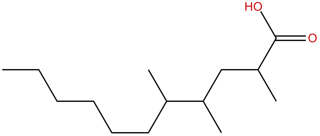 Image of 2,4,5-trimethylundecanoic acid