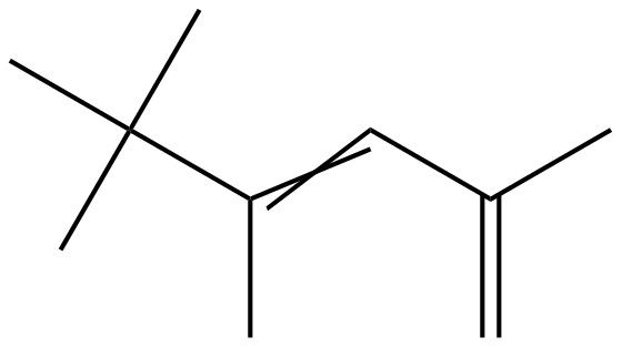 Image of 2,4,5,5-tetramethyl-1,3-hexadiene