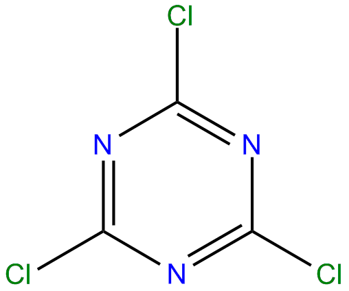 Image of 2,4,6-trichloro-1,3,5-triazine
