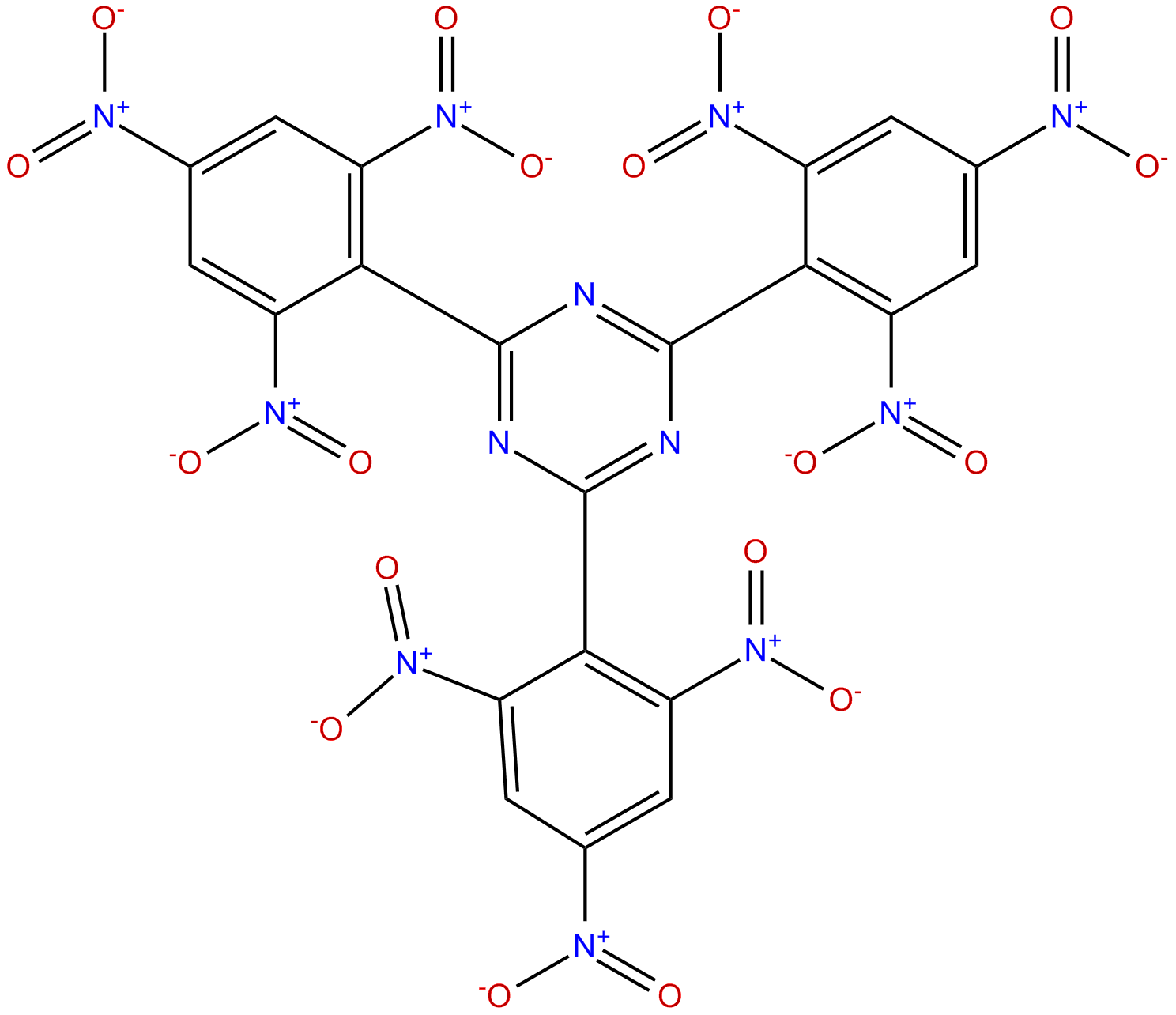 Image of 2,4,6-tris(2,4,6-trinitrophenyl)-1,3,5-triazine