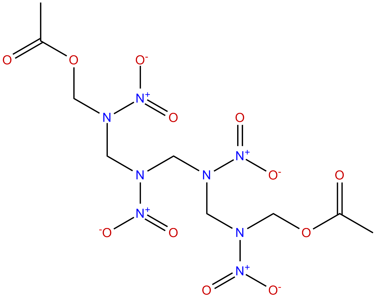 Image of 2,4,6,8-tetranitro-1,9-diacetoxy-2,4,6,8-tetrazanonane