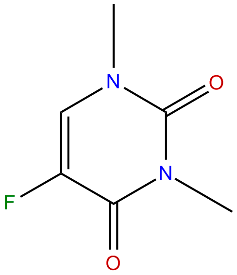 Image of 2,4(1H,3H)-pyrimidinedione, 5-fluoro-1,3-dimethyl-