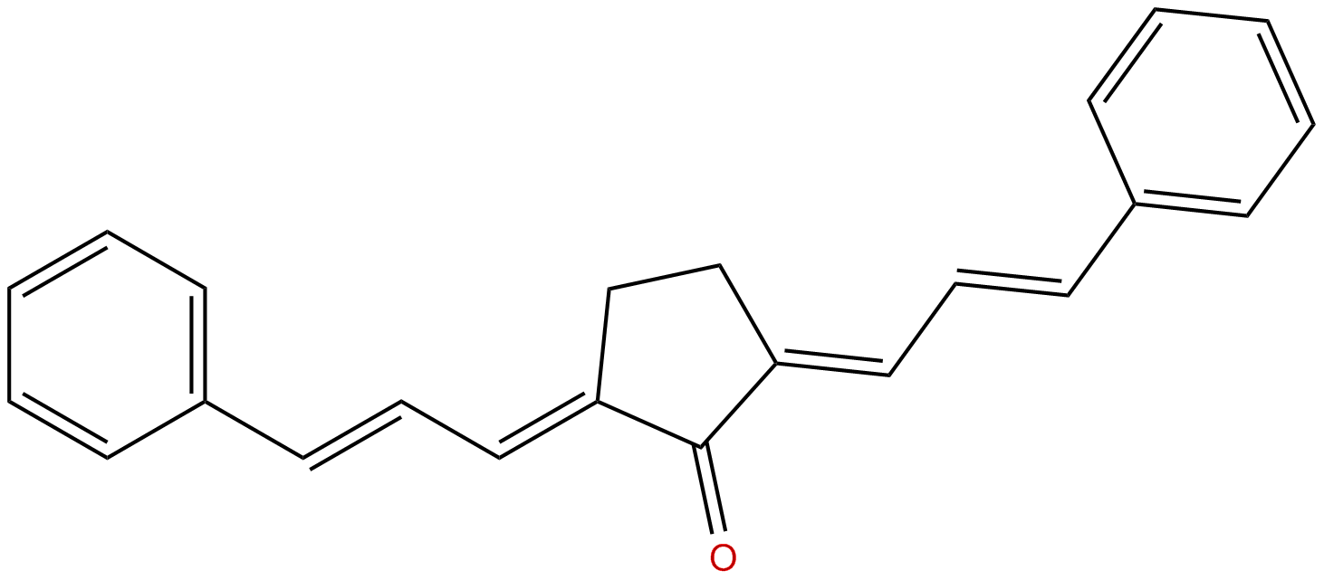 Image of 2,5-bis(3-phenylallylidene)cyclopentanone