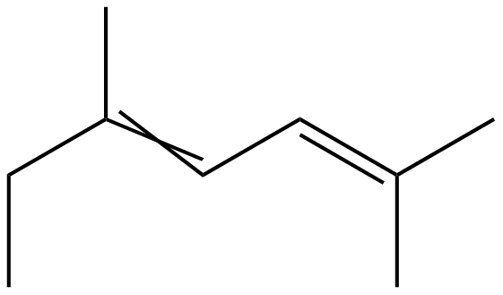 Image of 2,5-dimethyl-2,4-heptadiene