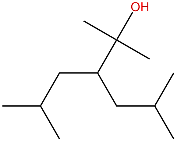 Image of 2,5-dimethyl-3-isobutyl-2-hexanol