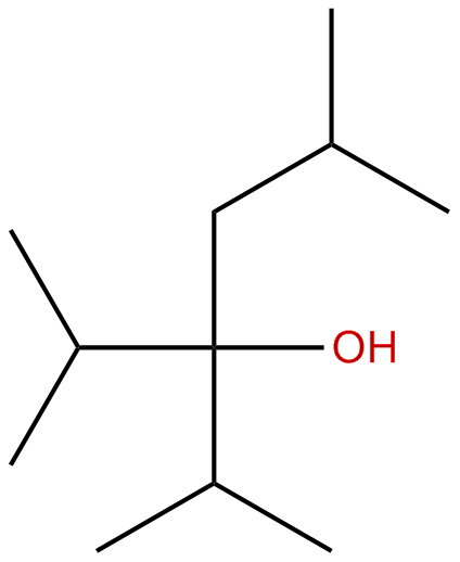 Image of 2,5-dimethyl-3-(1-methylethyl)-3-hexanol