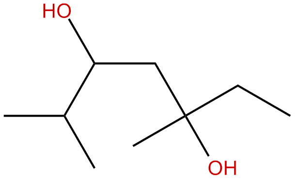 Image of 2,5-dimethyl-3,5-heptanediol