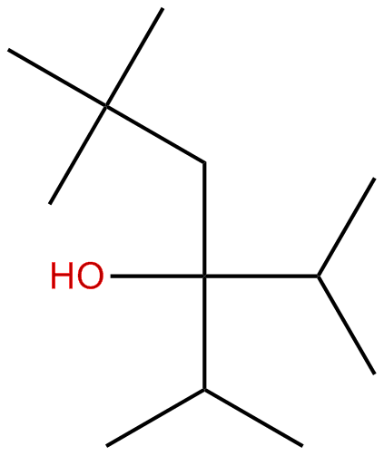 Image of 2,5,5-trimethyl-3-isopropyl-3-hexanol