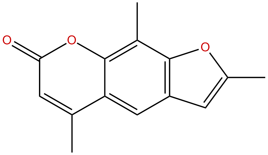 Image of 2,5,9-trimethyl-7H-furo[3,2-g][1]benzopyran-7-one